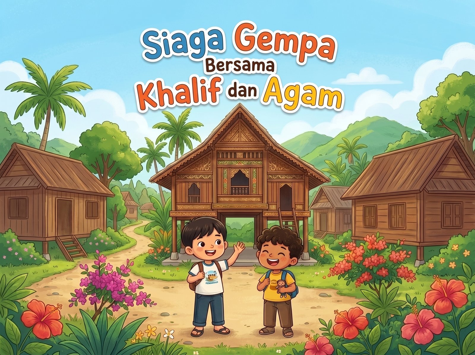 Sampul Siaga Gempa Bersama Khalif dan Agam